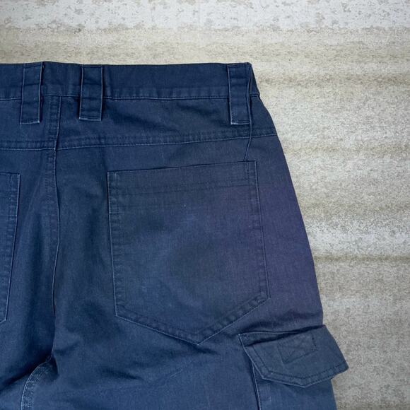 LAPG Tactical Pants Navy Blue Baggy Wide Leg Fit Utility Cargos - Picture 3 of 4